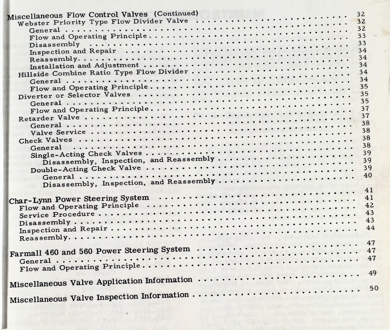 International Hydraulic Valves Systems Service Manual For 300 400 600 Tractors - Image 3