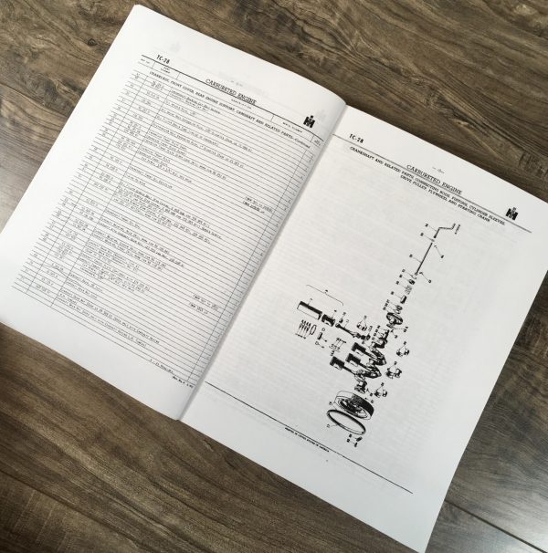Farmall International MD MDV Tractor Service Parts Operators Manual Binder - Image 22