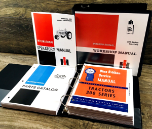 Farmall 350 Diesel Tractor Service Parts Operators Manual Set Catalog Repair