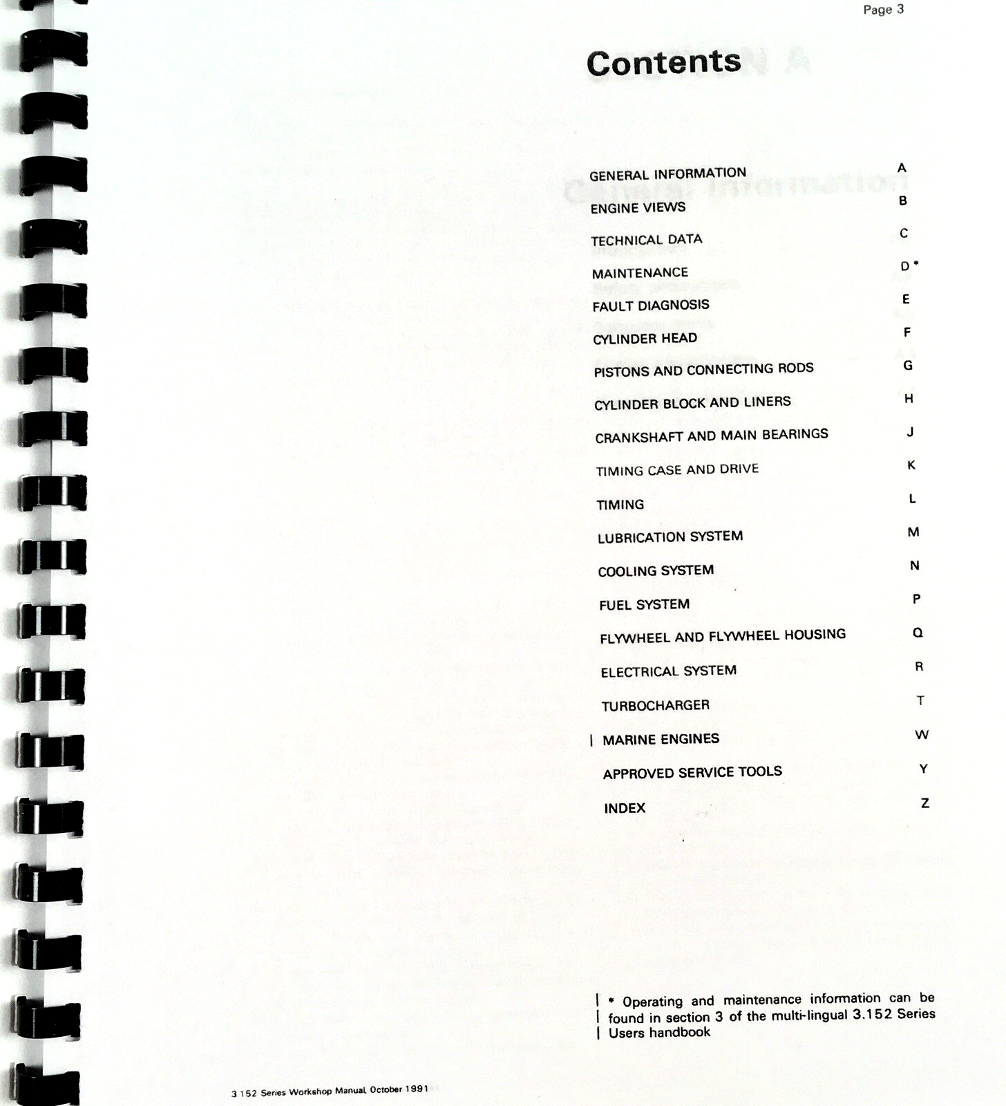 Service Manual for Perkins A3.152 Series 3.152 D3.152 Diesel Engine Repair Shop - Image 3