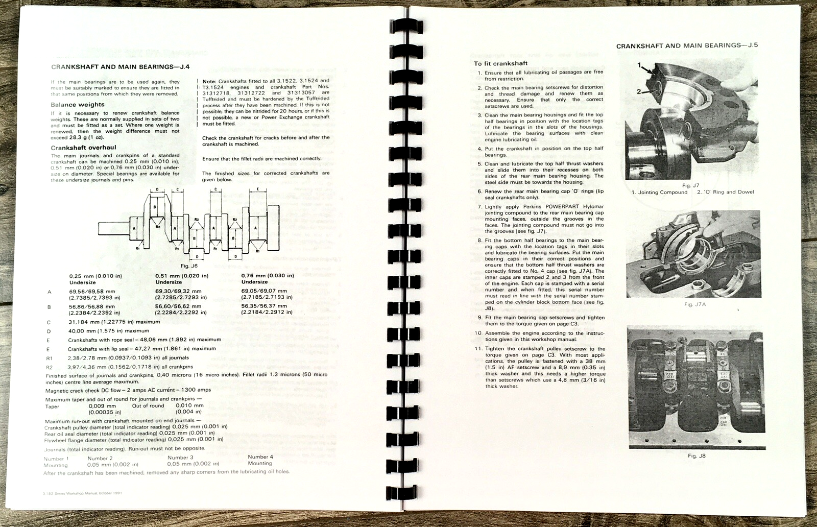 Service Manual for Perkins A3.152 T3.1524 Diesel Engine Repair Shop Workshop - Image 5