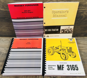 Massey Ferguson MF 3165 Diesel Industrial Tractor Service Manual Parts Operator