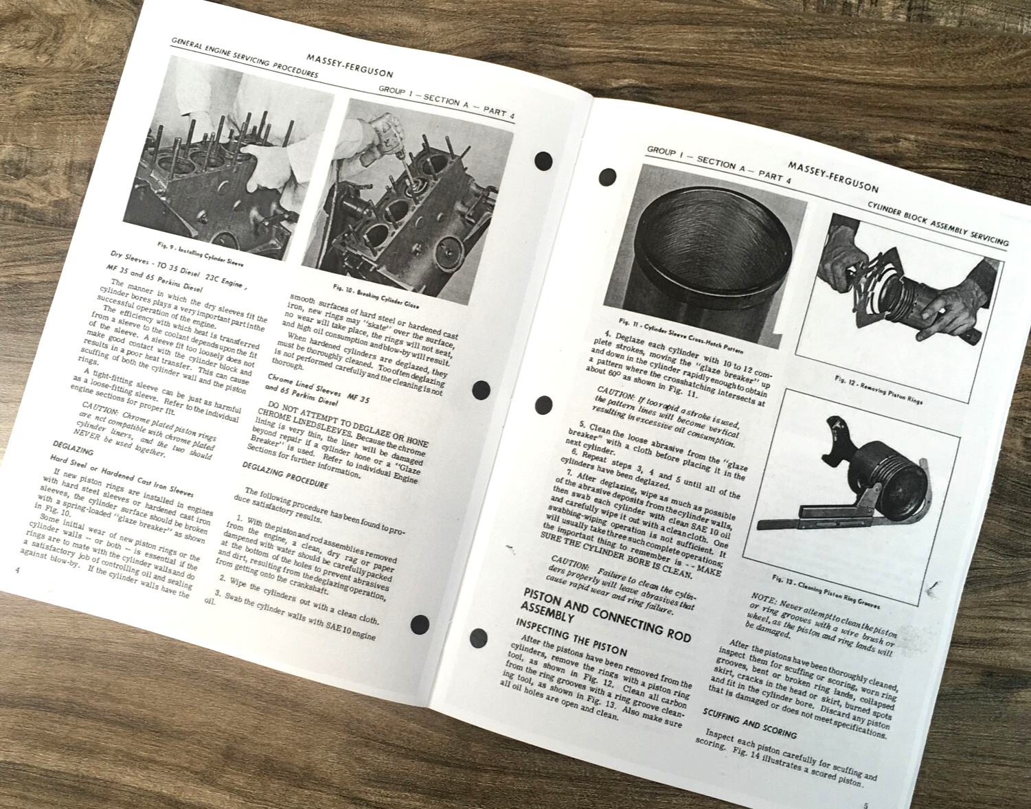 Massey Ferguson MF 3165 Gas Industrial Tractor Service Manual Parts Operators - Image 13