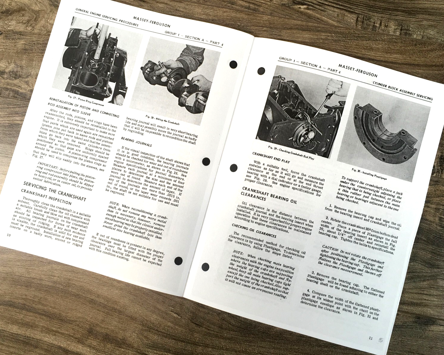 Massey Ferguson MF 3165 Gas Industrial Tractor Service Manual Parts Operators - Image 14