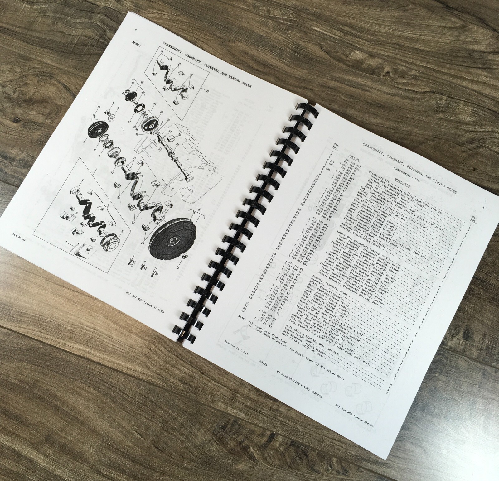 Massey Ferguson MF 3165 Gas Industrial Tractor Service Manual Parts Operators - Image 15