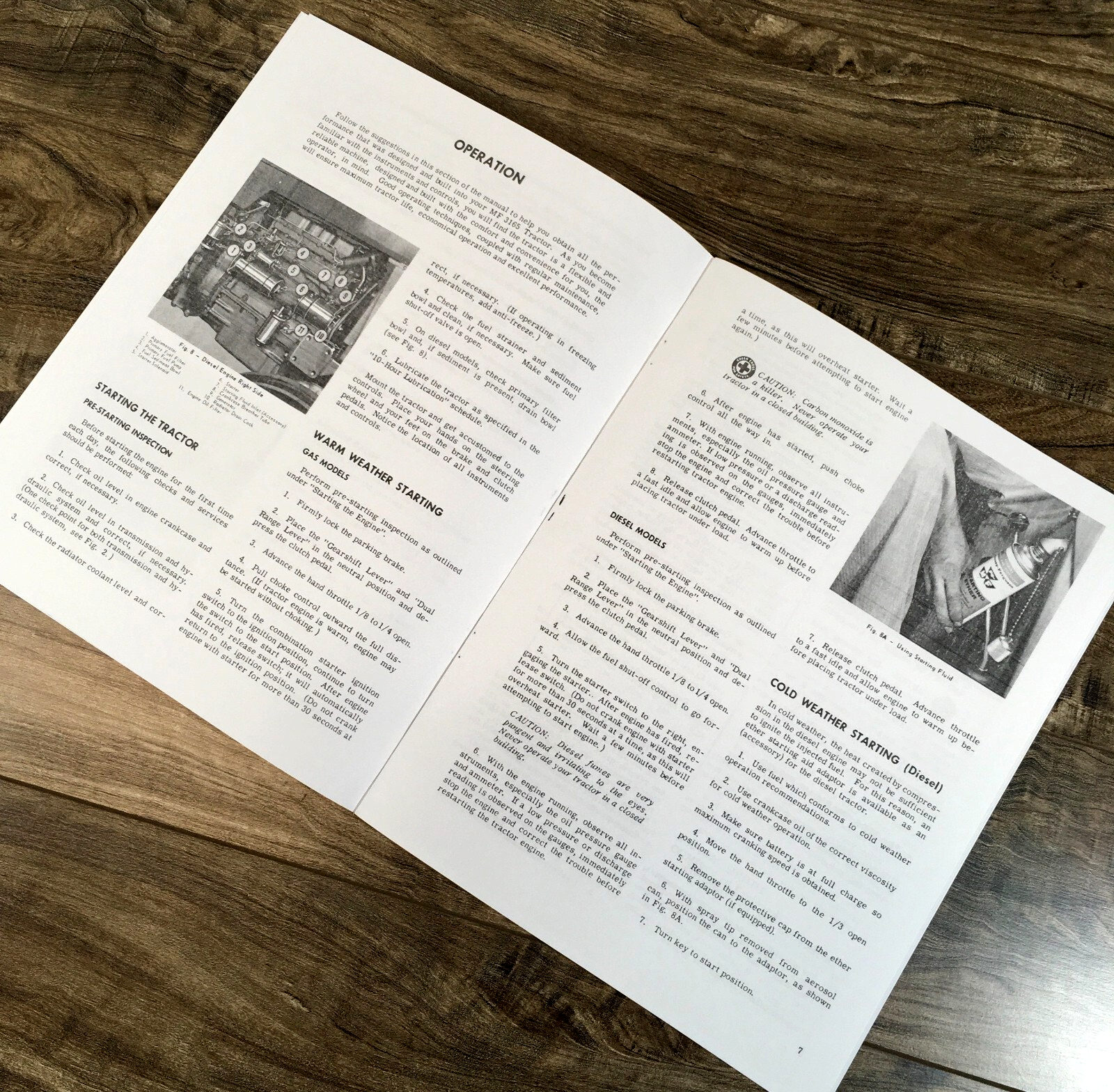 Massey Ferguson MF 3165 Gas Industrial Tractor Service Manual Parts Operators - Image 20