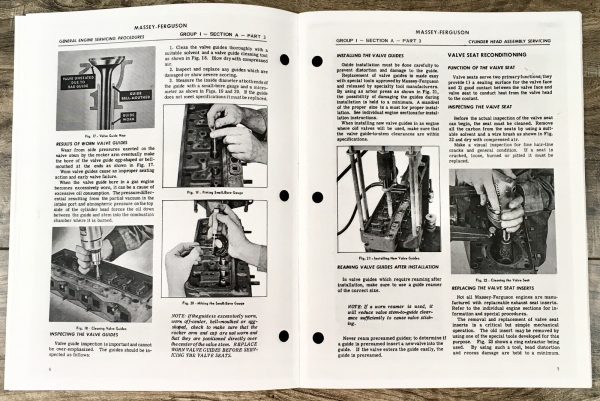Massey Ferguson MF 3165 Gas Industrial Tractor Service Manual Parts Operators - Image 23