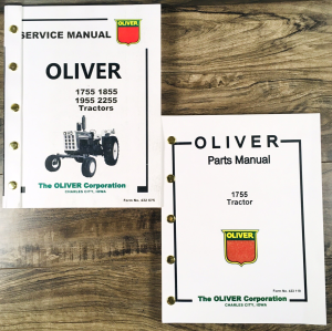 Oliver 1755 Tractor Service Parts Manual Set Repair Workshop Shop Catalog Book