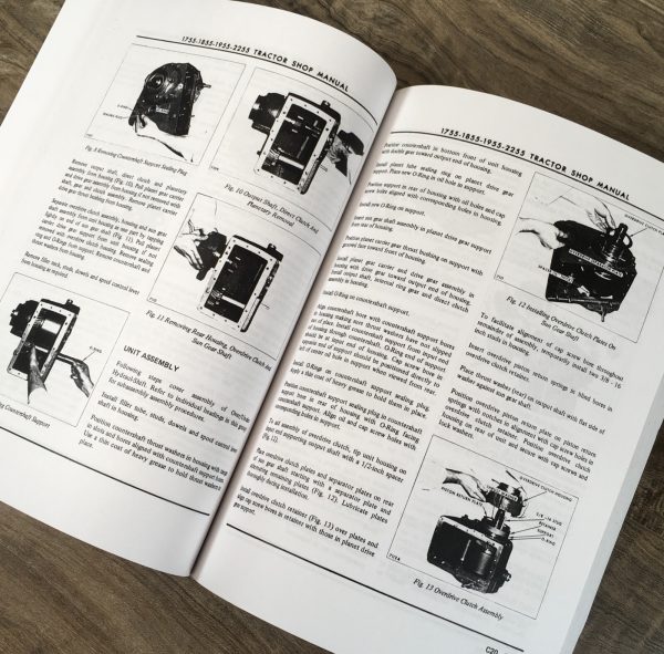 Oliver 1755 Tractor Service Parts Operators Manual Set Repair Workshop Shop Book - Image 23