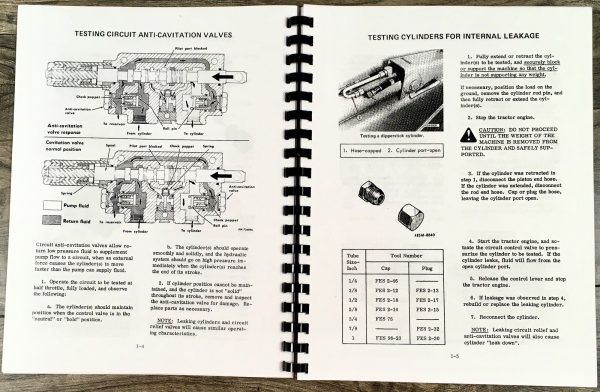 International 2500A 2050A Diesel Tractor Loader Backhoe Service Parts Manual Set - Image 22