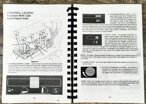 Case David Brown 1594 Tractor Service Manual Parts Catalog Operators Repair Shop - Image 21