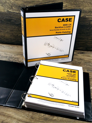 Case 680E Backhoe Loader Parts Manual Catalog Book Assembly S/N 9114101-After