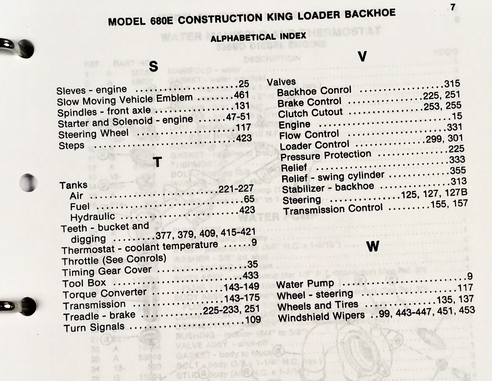 Case 680E Backhoe Loader Parts Manual Catalog Book Assembly S/N 9114101-After - Image 5