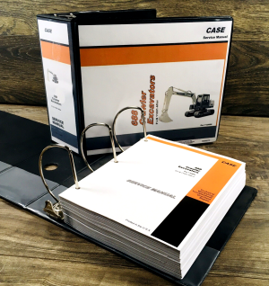 Case 688 Crawler Excavator Service Manual Repair Shop Technical PIN 11601-After