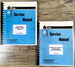 International 560 Rubber Tire Pay Loader Service Repair Manual Catalog DTI-817B
