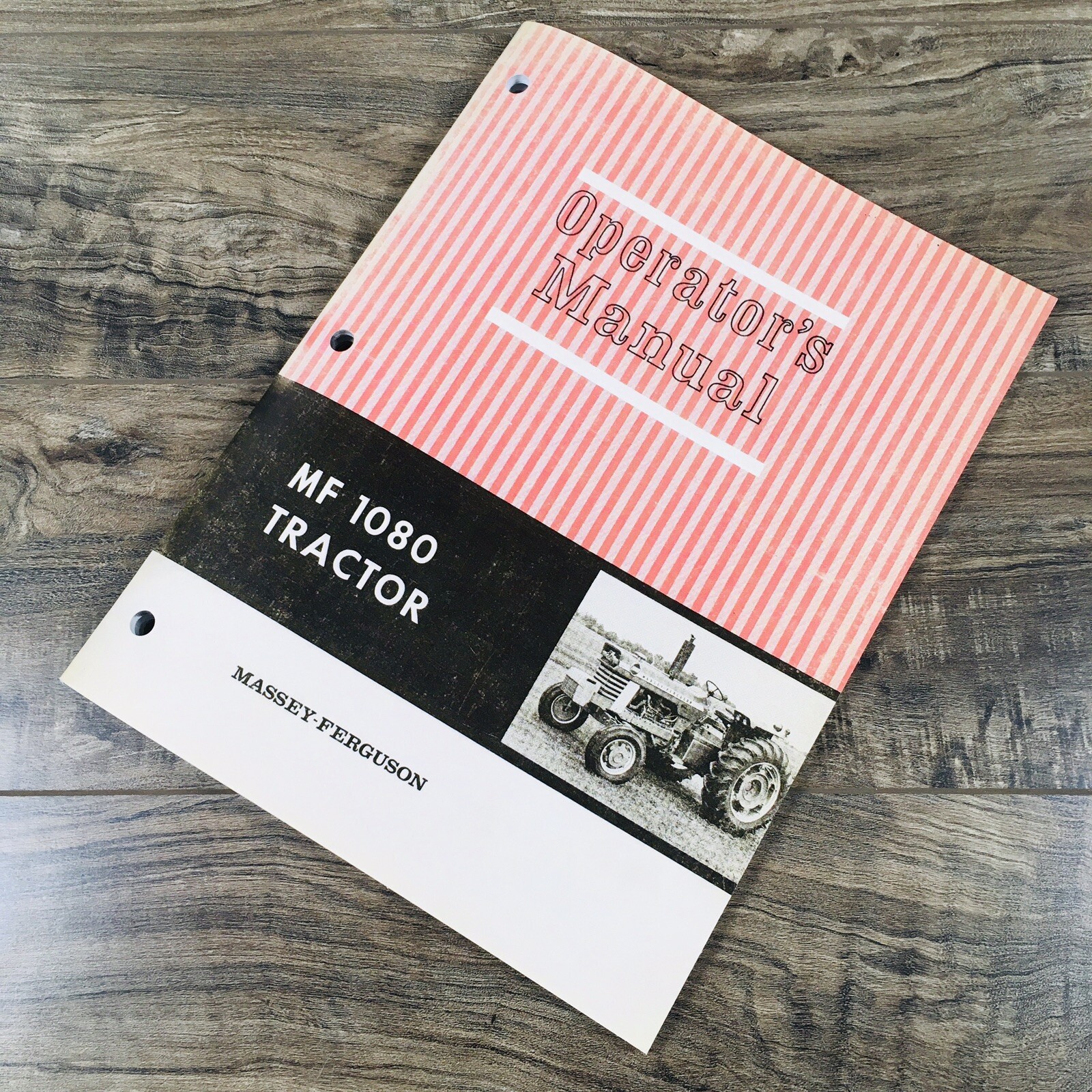 Set Massey Ferguson Mf 1080 Tractor Service Manual with Repair Parts Operators - Image 2