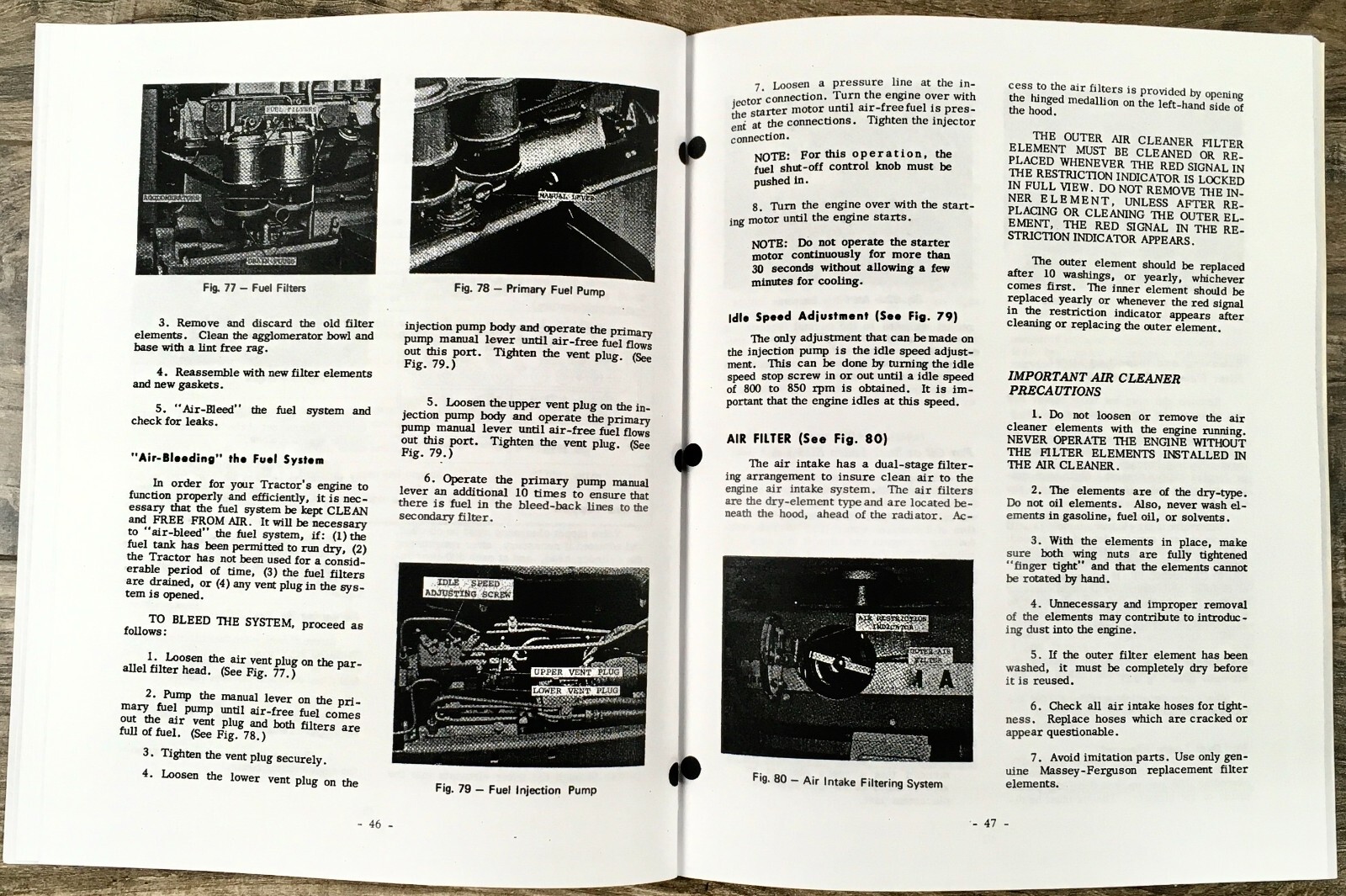 Set Massey Ferguson Mf 1080 Tractor Service Manual with Repair Parts Operators - Image 6