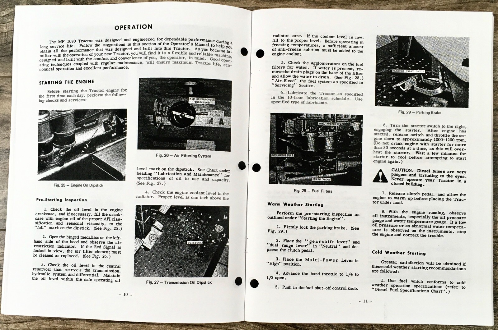 Set Massey Ferguson Mf 1080 Tractor Service Manual with Repair Parts Operators - Image 7