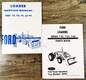 Ford 730 735 740 Loader Service Parts Catalog Manual Repair Shop Set Schematic