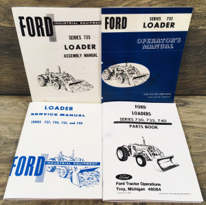Ford 735 Loader Service Parts Operators Manual Owners Repair Shop Set Catalog