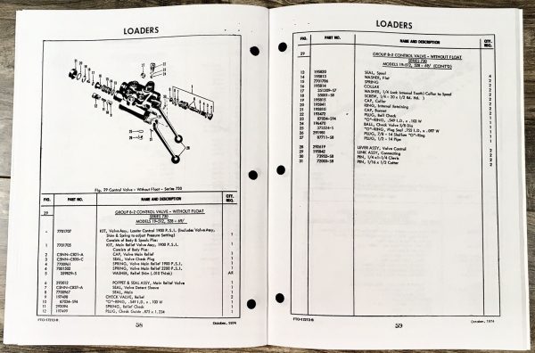 Ford 735 Loader Service Parts Operators Manual Owners Repair Shop Set Catalog - Image 21