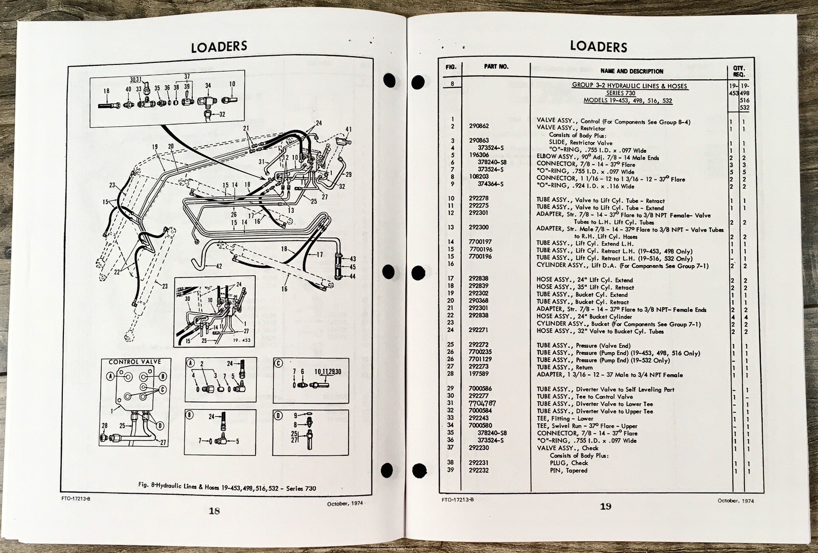 Ford 740 Loader Service Parts Operators Manual Owners Repair Shop Set Catalog - Image 16