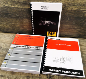 Massey Ferguson MF 20F Tractor Loader Service Parts Operators Manual Repair Set