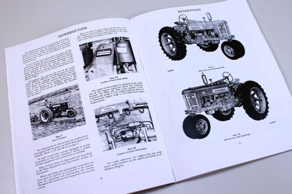 Farmall 350 Tractor Service Parts Operators Manual Set Shop Catalog Repair Book - Image 21