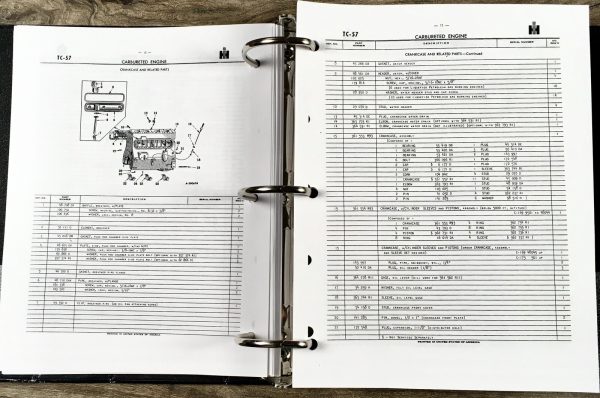 International 300 350 Utility Tractor Service Parts Catalog Manual Set Repair - Image 21