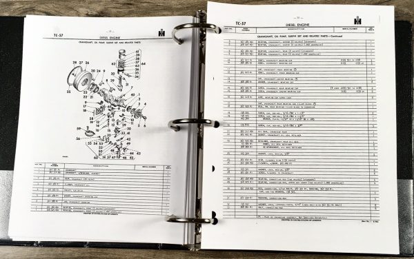 International 300 350 Utility Tractor Service Parts Catalog Manual Set Repair - Image 22
