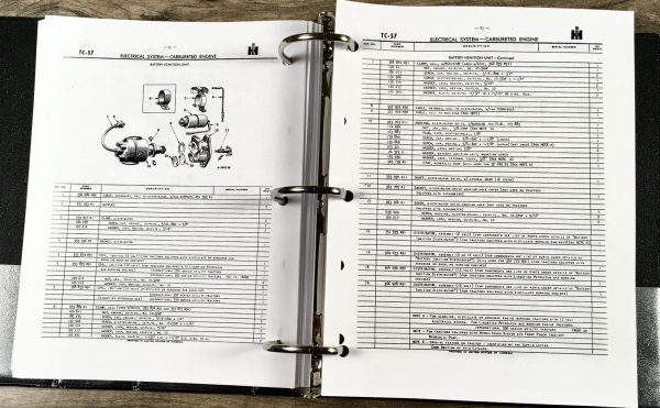 International 300 350 Utility Tractor Service Parts Catalog Manual Set Repair - Image 23