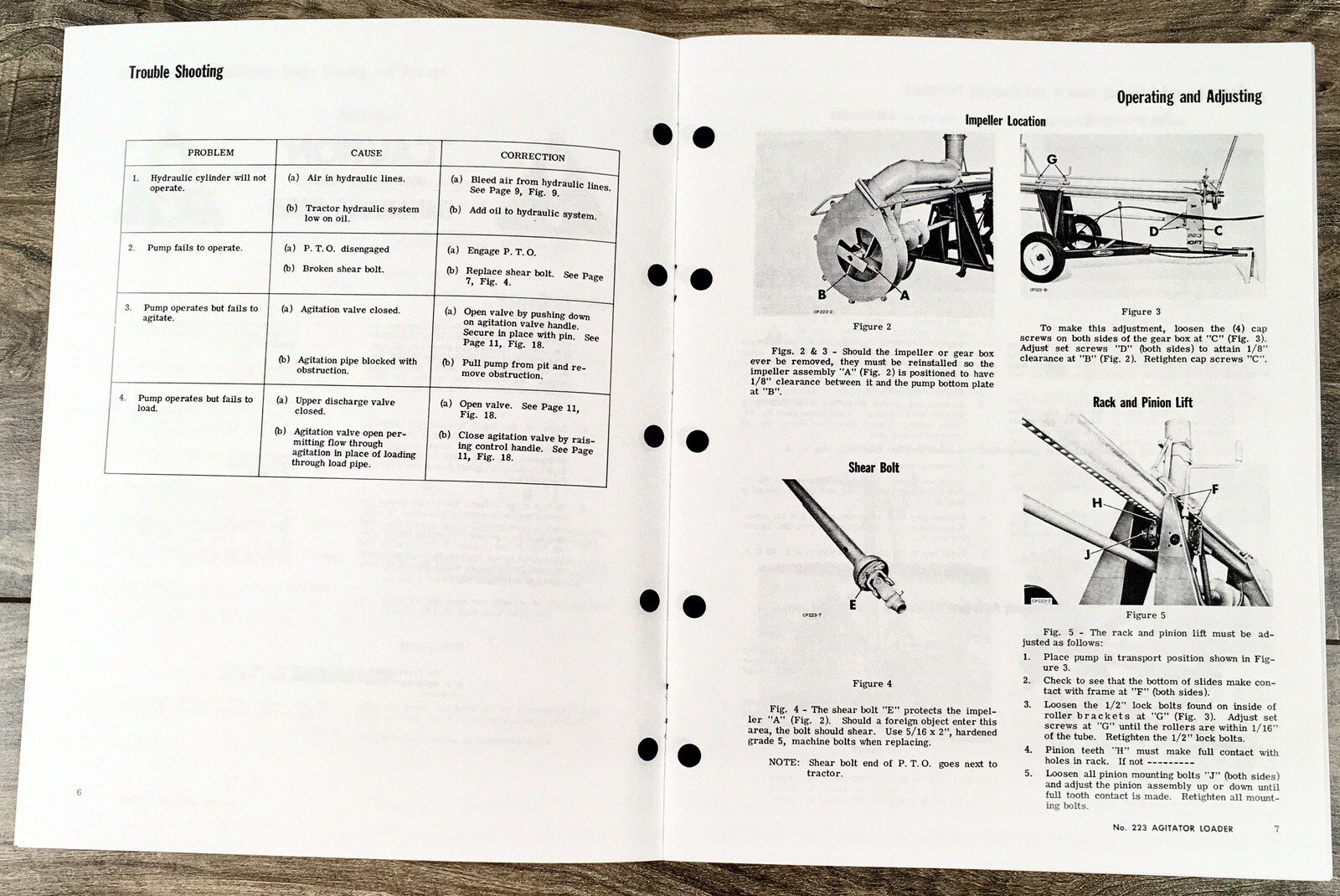 New Idea 223 Agitator Loader Liquid Manure Operators Manual Book and Parts List - Image 2