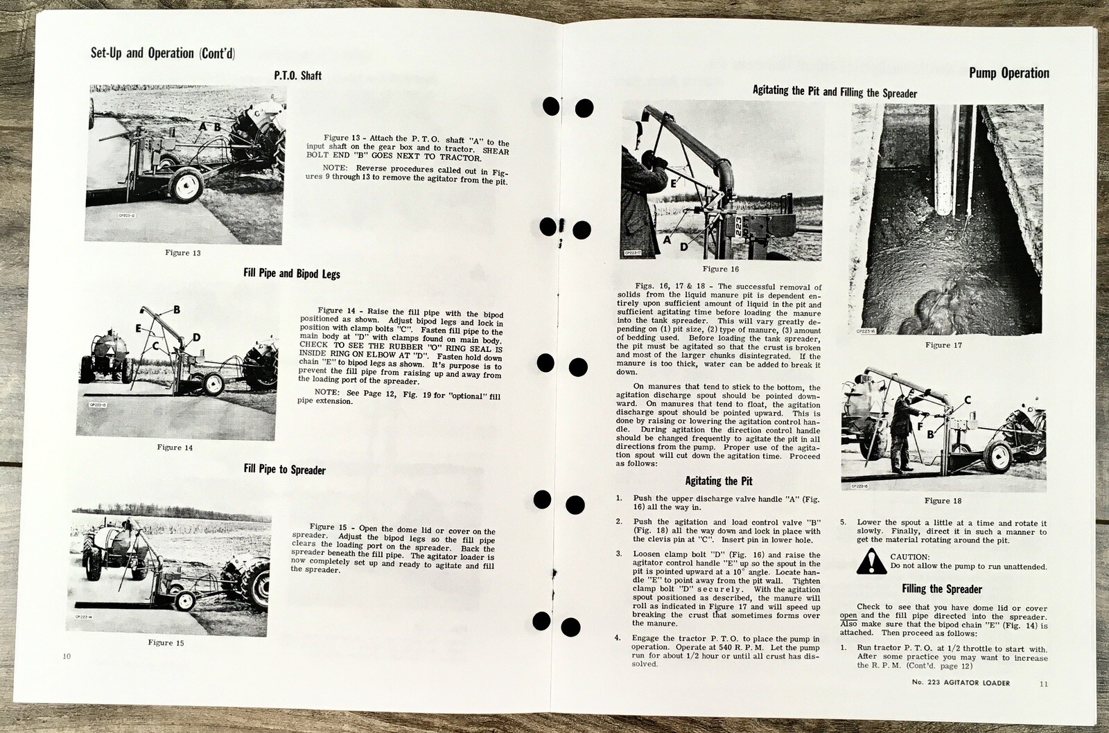 New Idea 223 Agitator Loader Liquid Manure Operators Manual Book and Parts List - Image 3