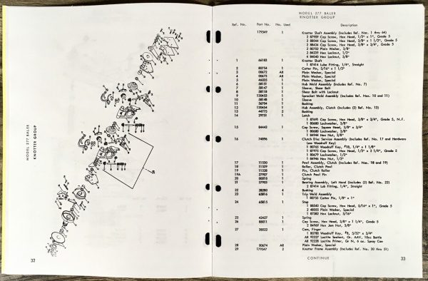 New Holland 277 Baler Service Manual Repair Parts Catalog Operators Shop Set - Image 21
