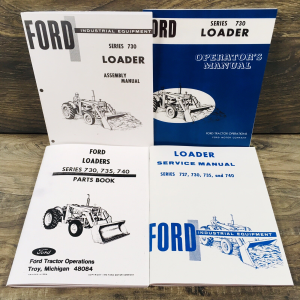 Ford 730 Loader Service Parts Operators Manual Owners Repair Shop Set Catalog