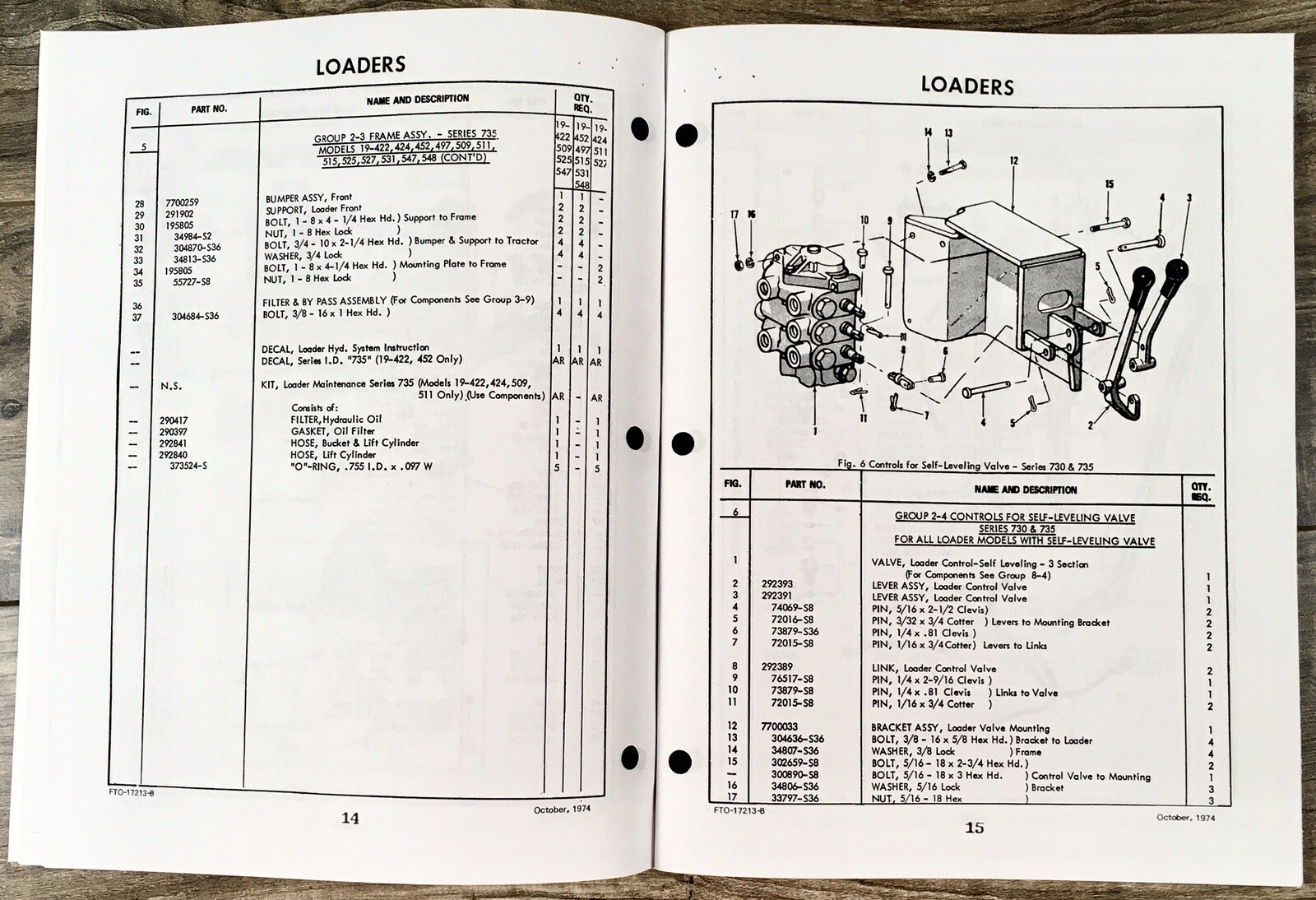 Ford 730 Loader Service Parts Operators Manual Owners Repair Shop Set Catalog - Image 14