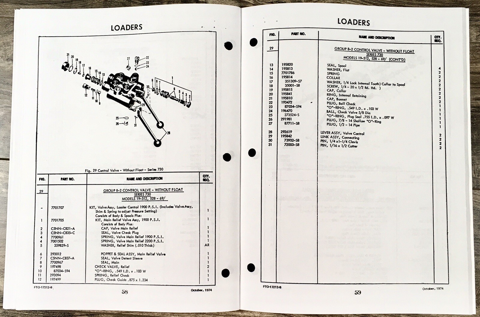 Ford 730 Loader Service Parts Operators Manual Owners Repair Shop Set Catalog - Image 16