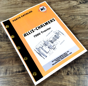 Allis Chalmers 7060 Tractor Parts Manual Catalog Book Assembly Schematics Views