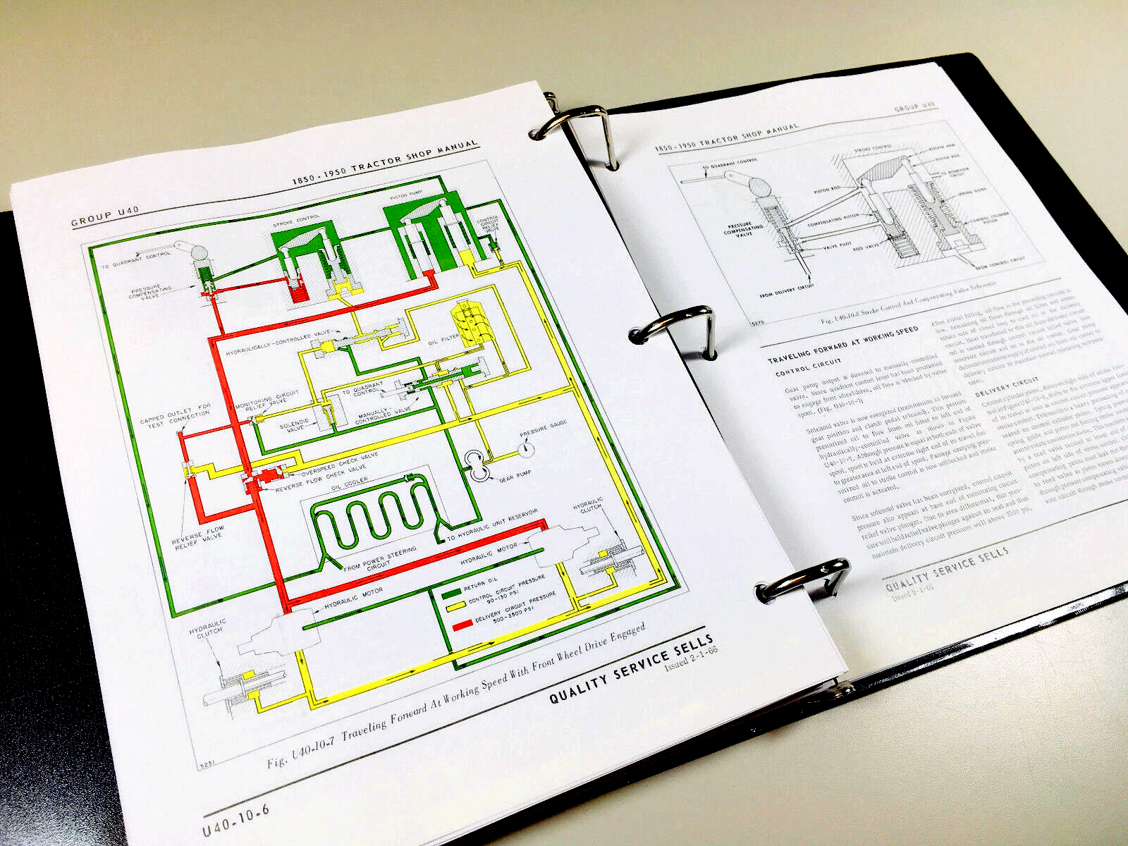 Oliver 1950 Tractor Service Manual w/ 4-53 Engine Book Repair Shop Workshop - Image 6