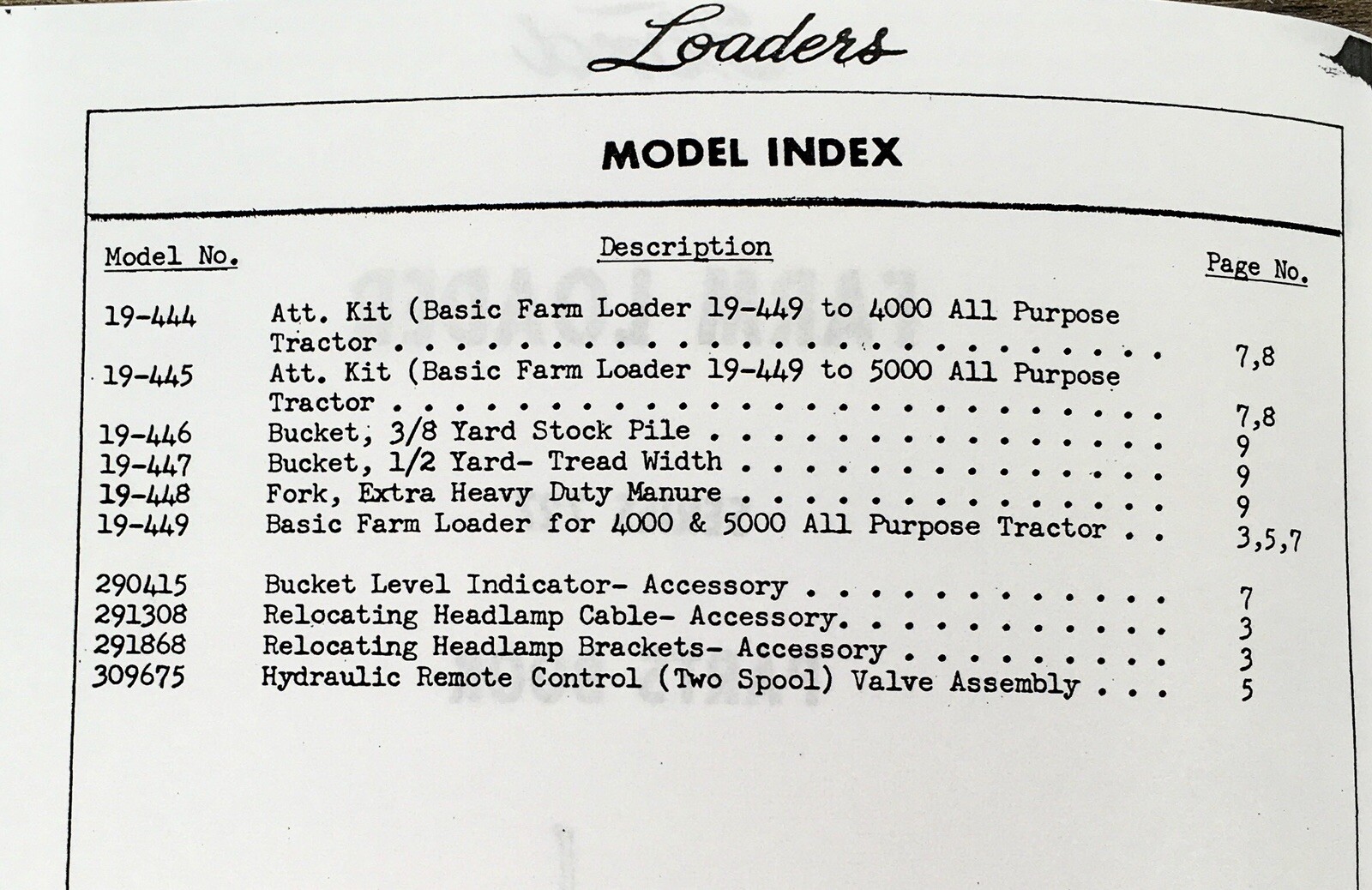 Ford 727 Loader Service Parts Operators Manual Owners Repair Shop Set Catalog - Image 7