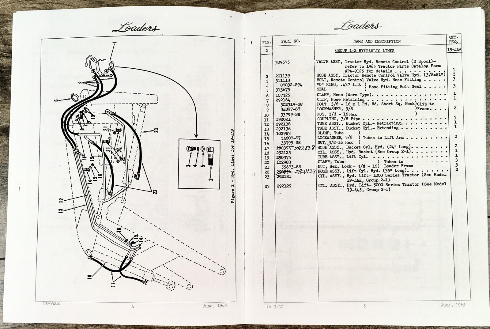 Ford 727 Loader Service Parts Operators Manual Owners Repair Shop Set Catalog - Image 9
