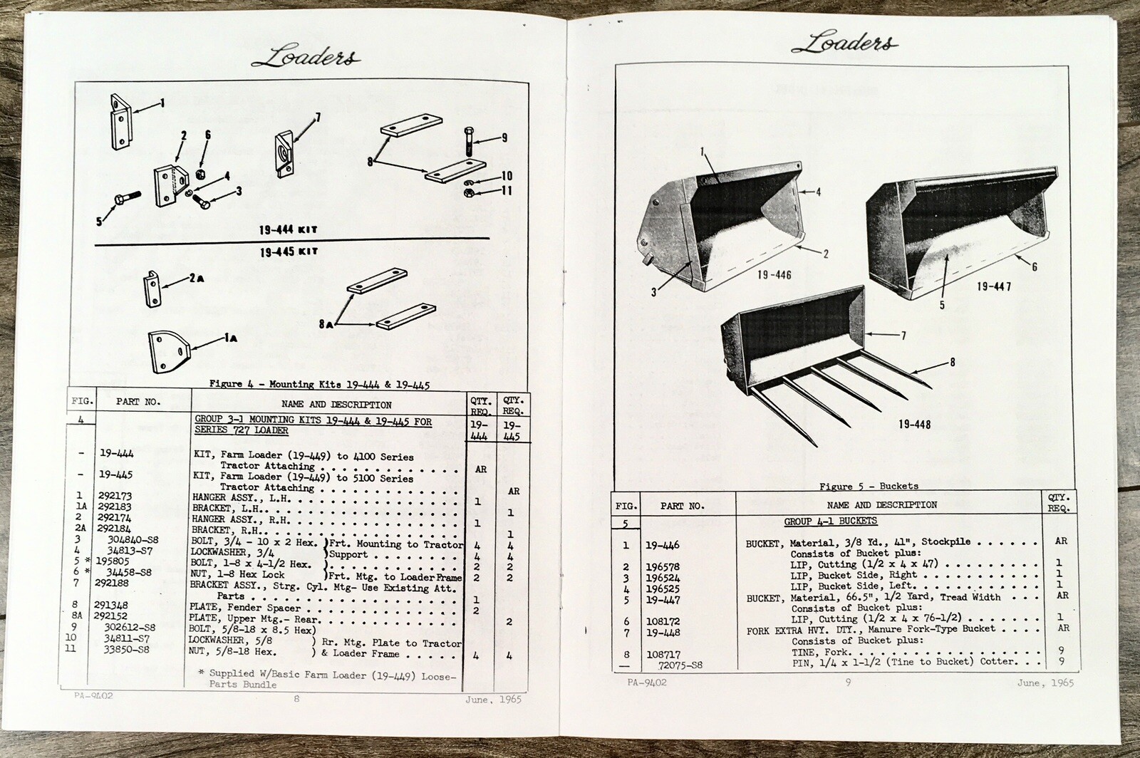 Ford 727 Loader Service Parts Operators Manual Owners Repair Shop Set Catalog - Image 10
