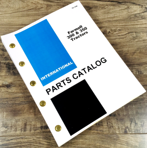 Farmall 300 350 Tractor Parts Manual Catalog Book Assembly Schematic