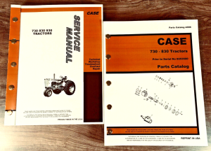 Case 733 743 833 843 High Clearance Tractor Service Manual Parts Prior - 8253500