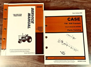 Case 734 744 Grove Tractor Service Repair Shop Manual Parts Prior to 8253500