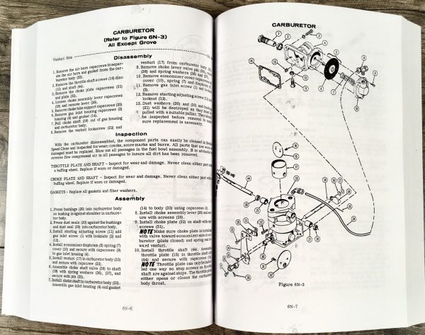 Case 734 744 Grove Tractor Service Repair Shop Manual Parts Prior to 8253500 - Image 21