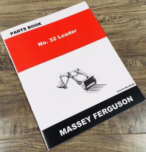 Massey Ferguson 32 AG Loader Parts Manual Catalog Book Assembly Schematics