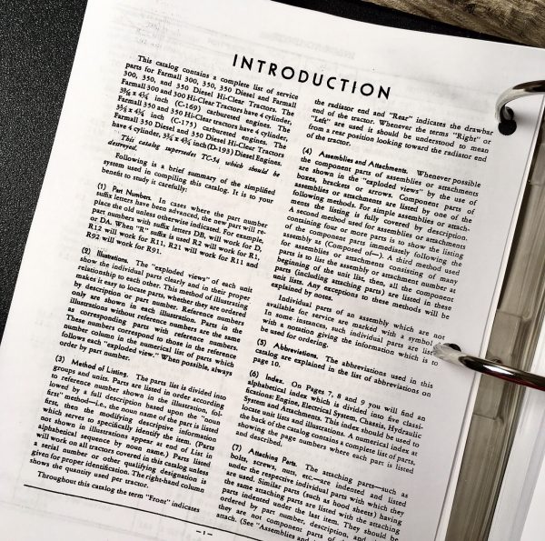 Farmall 300 350 Tractor Service Parts Catalog Manual Set Repair Workshop Book - Image 21