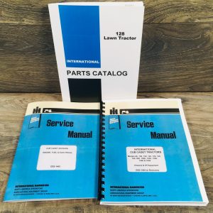 International Cub Cadet 128 Lawn Garden Tractor Service Manual Parts Set Repair