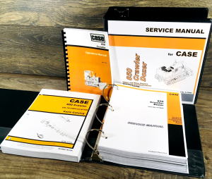 Case 850 Crawler Dozer Loader Service Manual Set Parts Operators 7073469-After